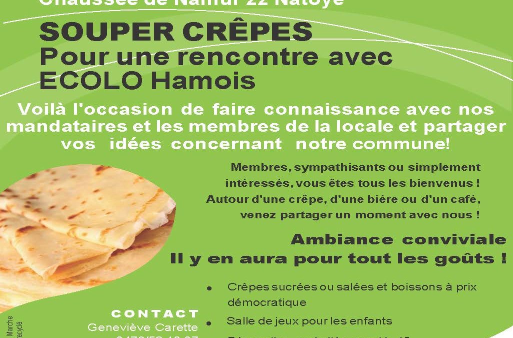 Souper crêpes en février 2015