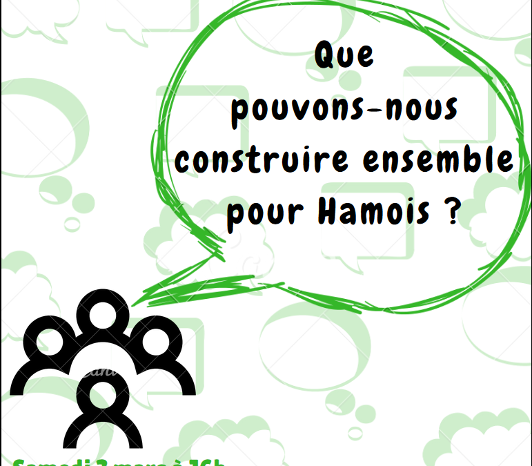 Réunion citoyenne ce 3 mars